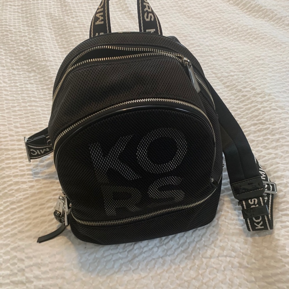 Michael Kors black back pack